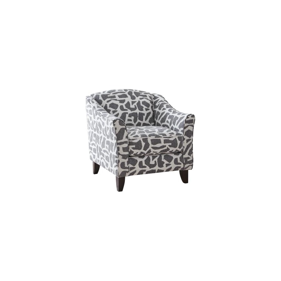 fusn lilypad charcoal accent chair mto  