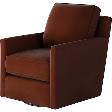 Fawn Swivel Glider Accent Chair