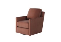 fusn red swivel chair   
