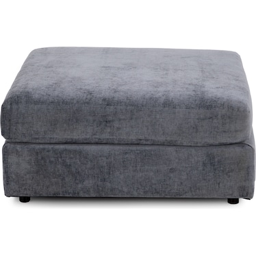 Elsa Ottoman in Steel