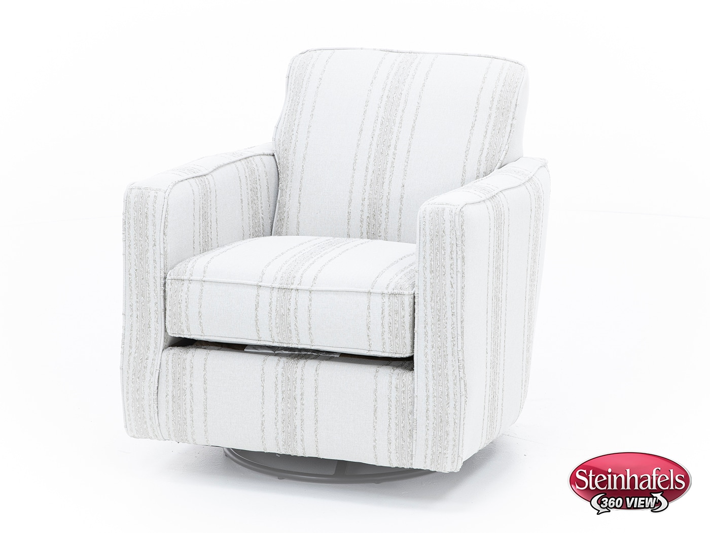 fusn white swivel chair  image z  