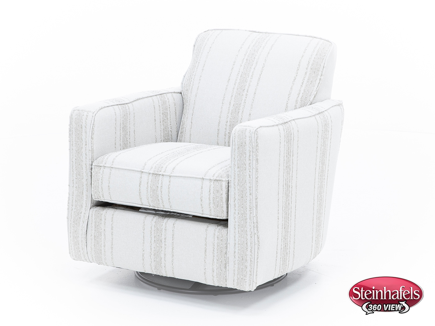 fusn white swivel chair  image z  