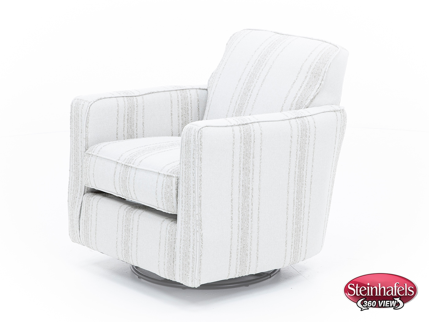 fusn white swivel chair  image z  