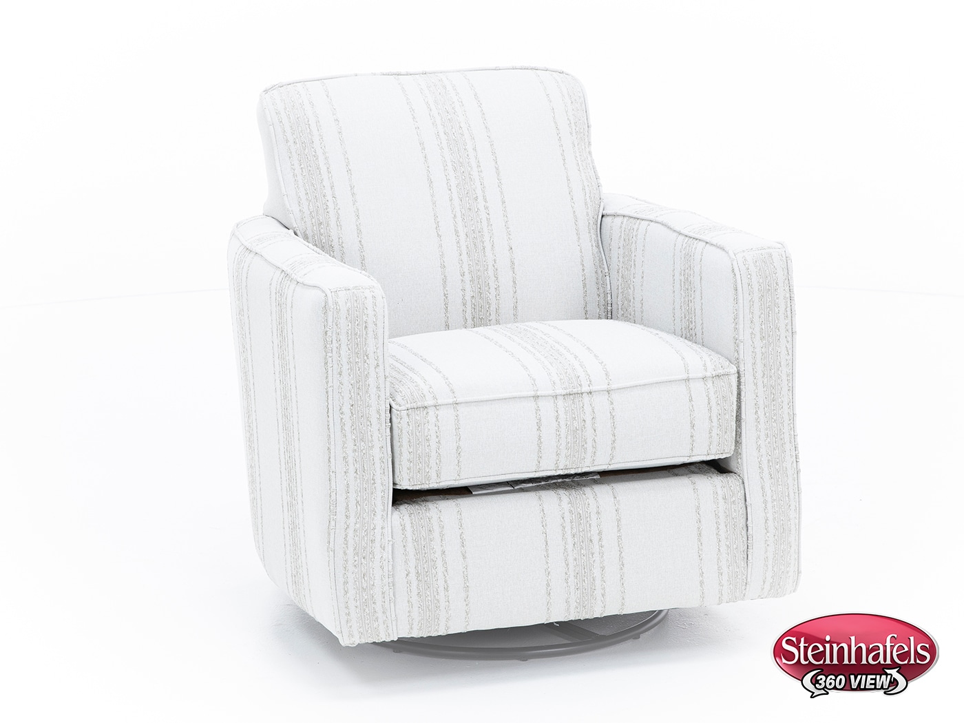 fusn white swivel chair  image z  