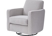 fusn white swivel chair z  