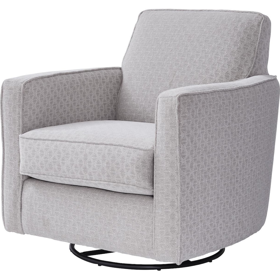 fusn white swivel chair z  