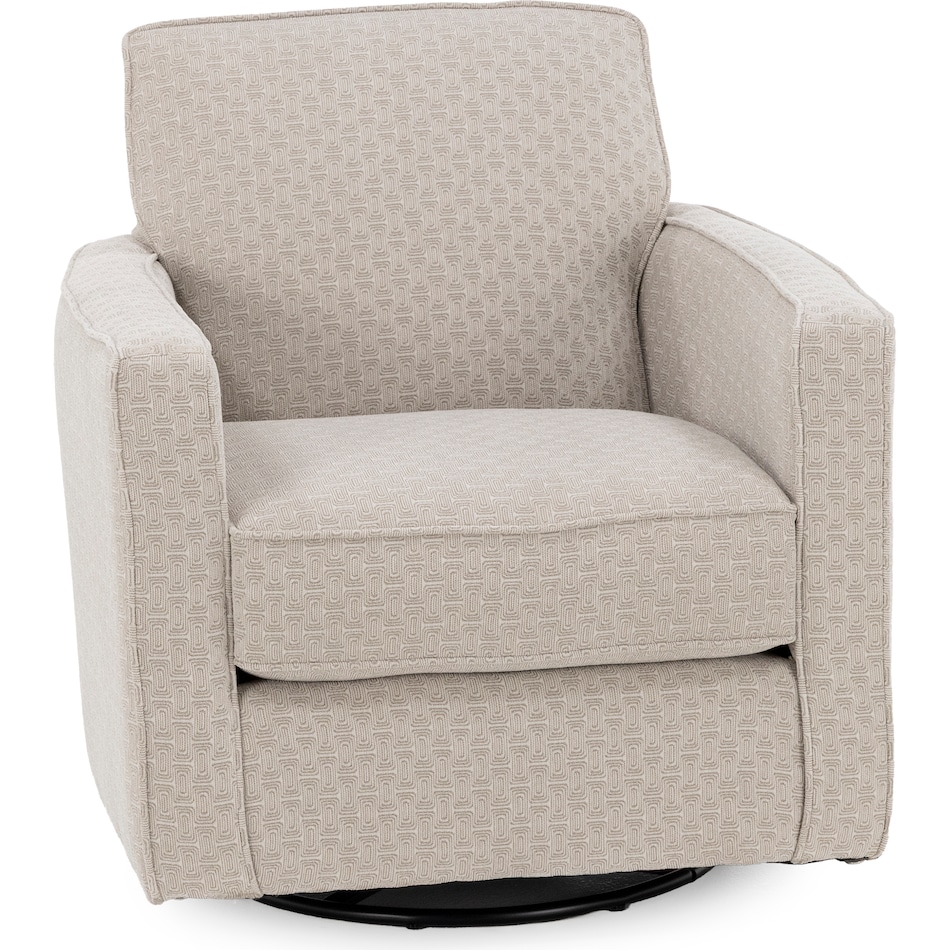 fusn white swivel chair z  