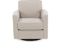 fusn white swivel chair z  