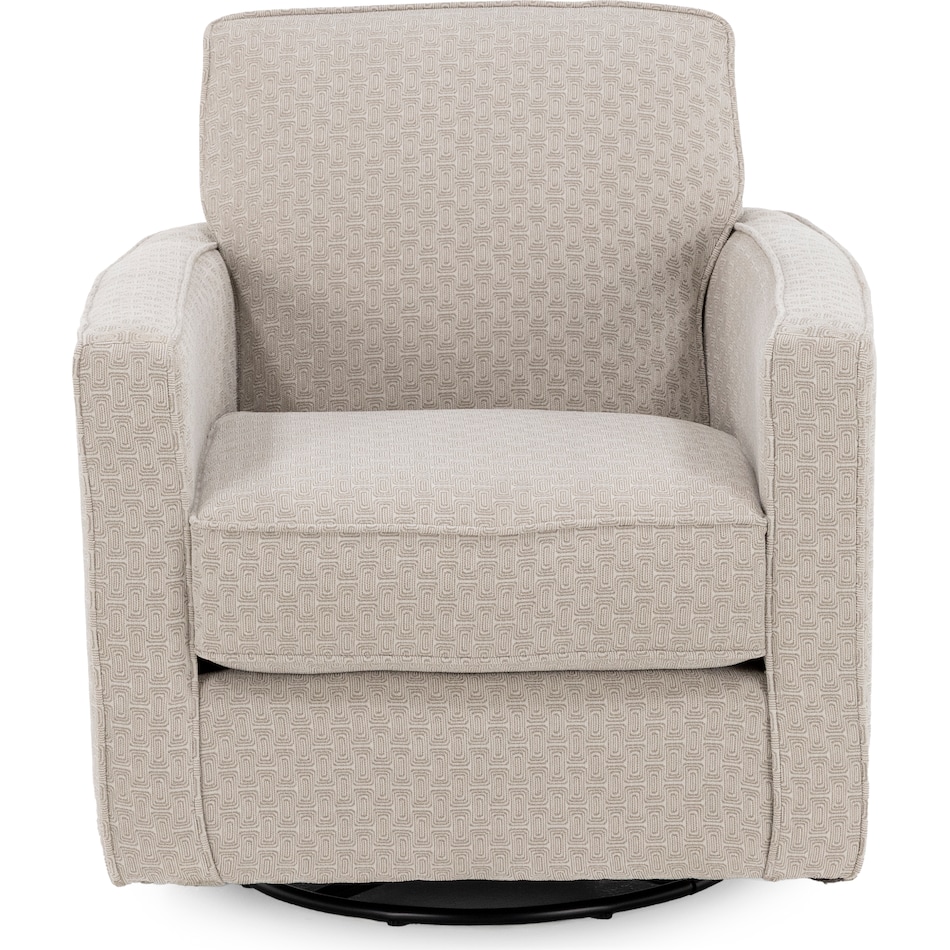 fusn white swivel chair z  