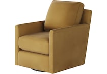 fusn yellow swivel chair   