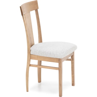 Laker T-Back Upholstered Side Chair with Performance Fabric