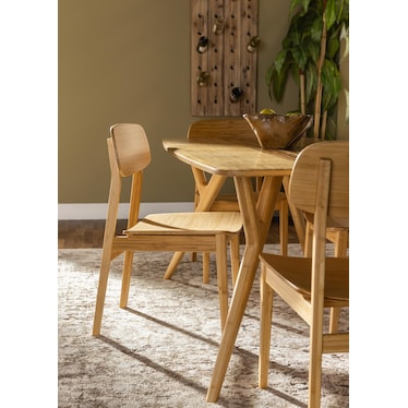 Bamboo Kane Side Chair