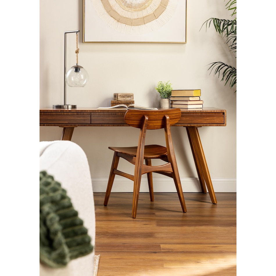 greenington brown desk lifestyle image amber  