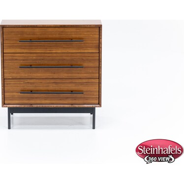 Bamboo Raya Three Drawer Nightstand