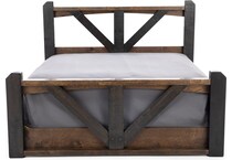 grng brown queen bed package q  