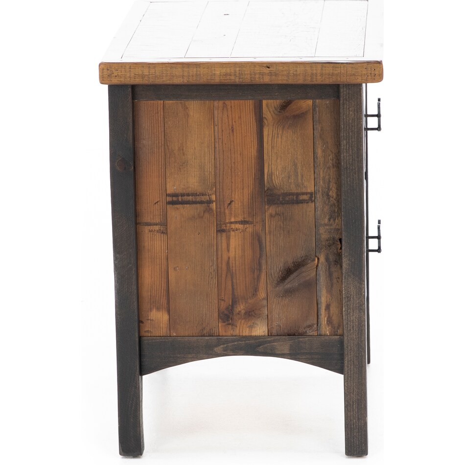 grng brown two drawer   