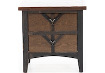 grng brown two drawer   