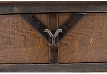 grng brown two drawer   