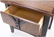 grng brown two drawer   