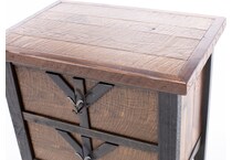 grng brown two drawer   