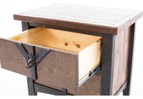 grng brown two drawer   