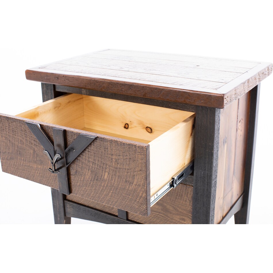 grng brown two drawer   