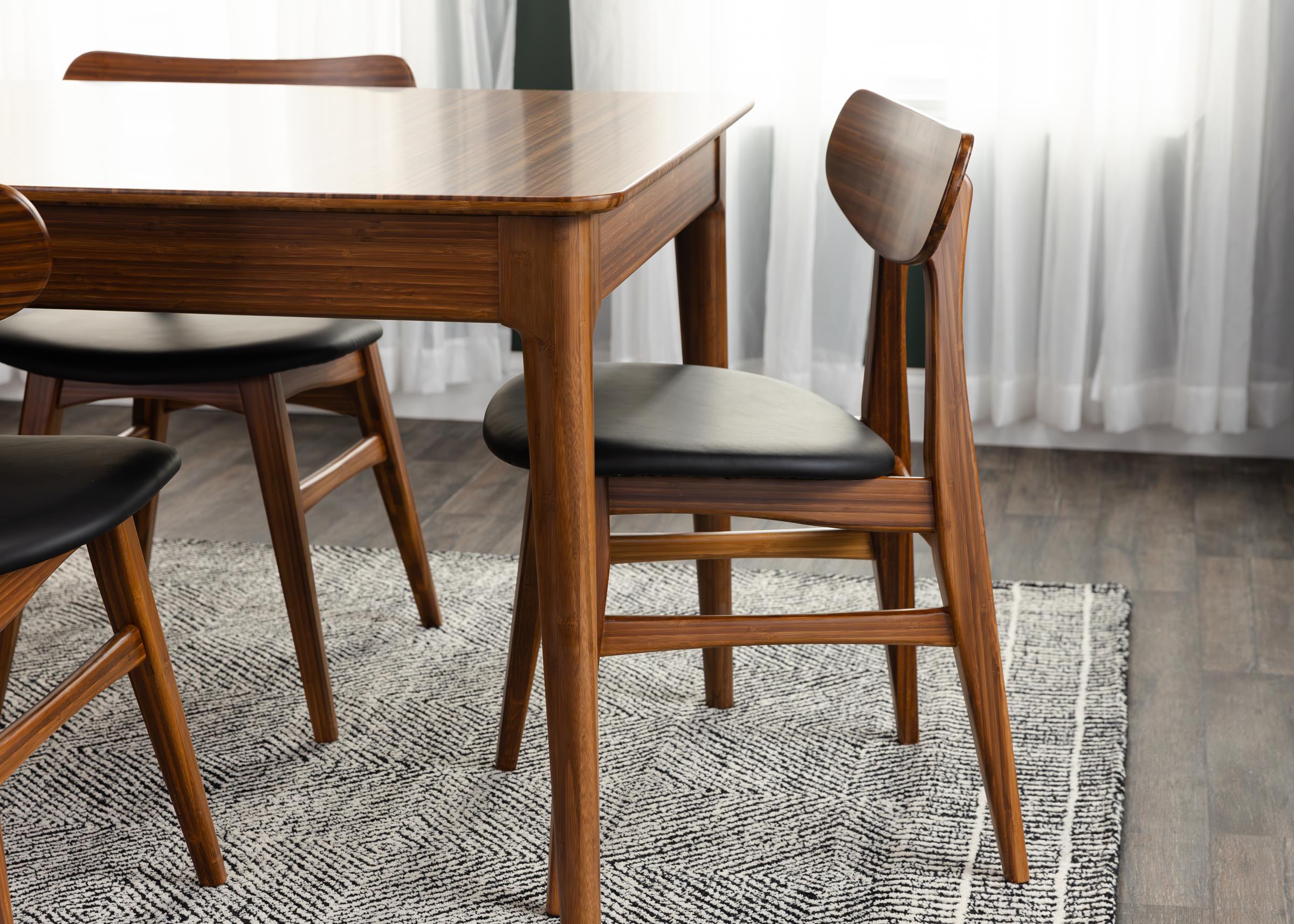 Bamboo Nala Side Chair With Leather Seat | Steinhafels Bamboo Nala Side Chair With Leather Seat | Steinhafels