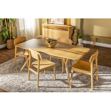 Bamboo Kane 72" Dining Table
