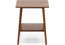 grtn orange end table   