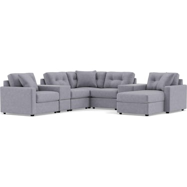 Modular One 7-Pc. Chaise Sectional