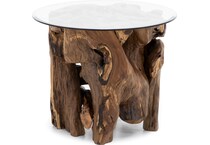 hammary furniture brown end table rbl  