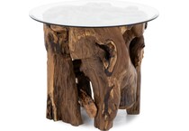 hammary furniture brown end table rbl  