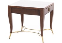 hammary furniture brown end table vanta  