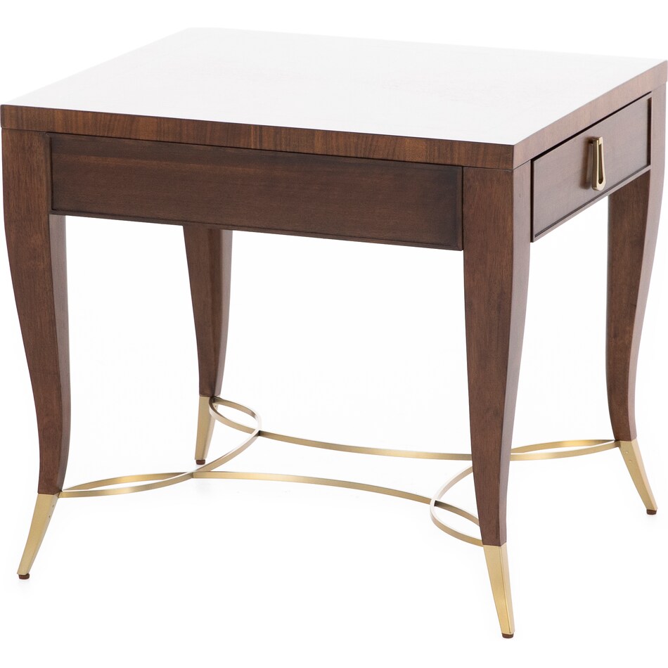 hammary furniture brown end table vanta  