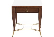 hammary furniture brown end table vanta  