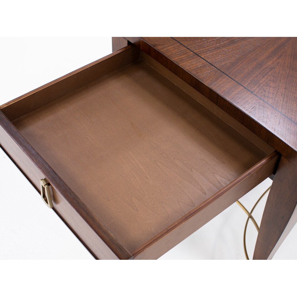 hammary furniture brown end table vanta  