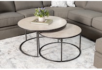hammary furniture grey cocktail table lifestyle image   