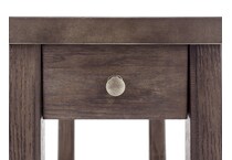 hamy brown chairside table torre  
