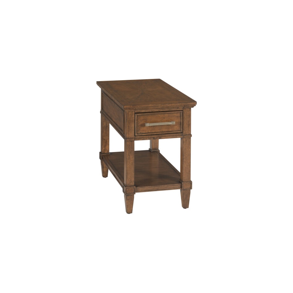 hamy brown chairside table lng  