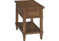 hamy brown chairside table lng  