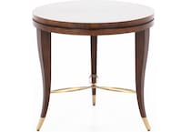 hamy brown chairside table vanta  