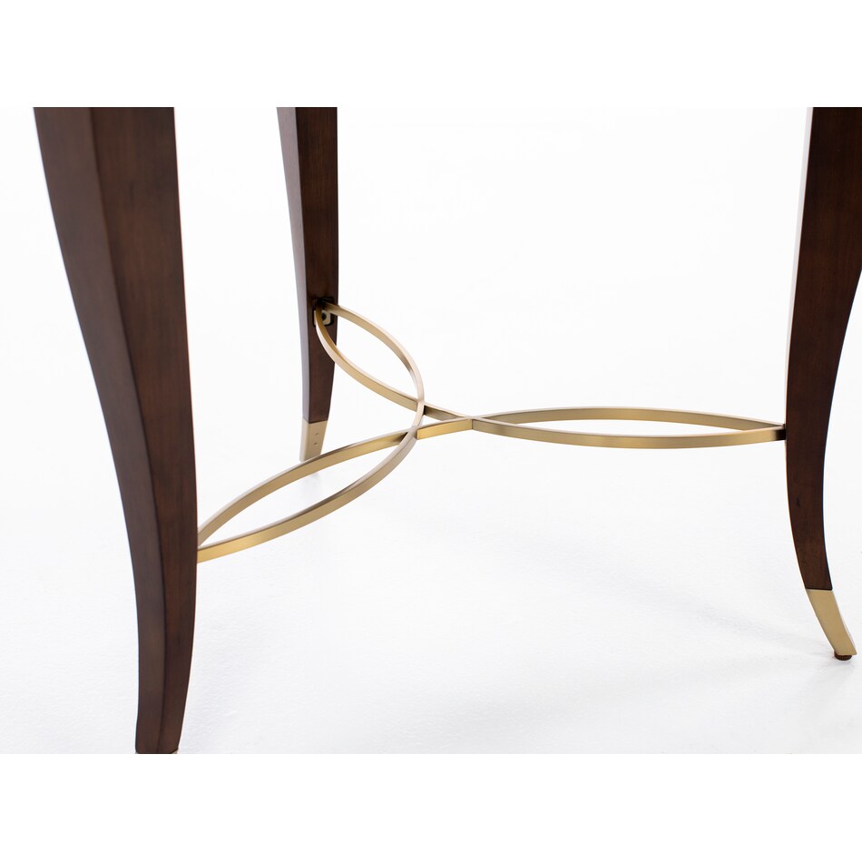 hamy brown chairside table vanta  