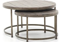 hamy brown cocktail table   