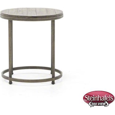 Leone Round End Table