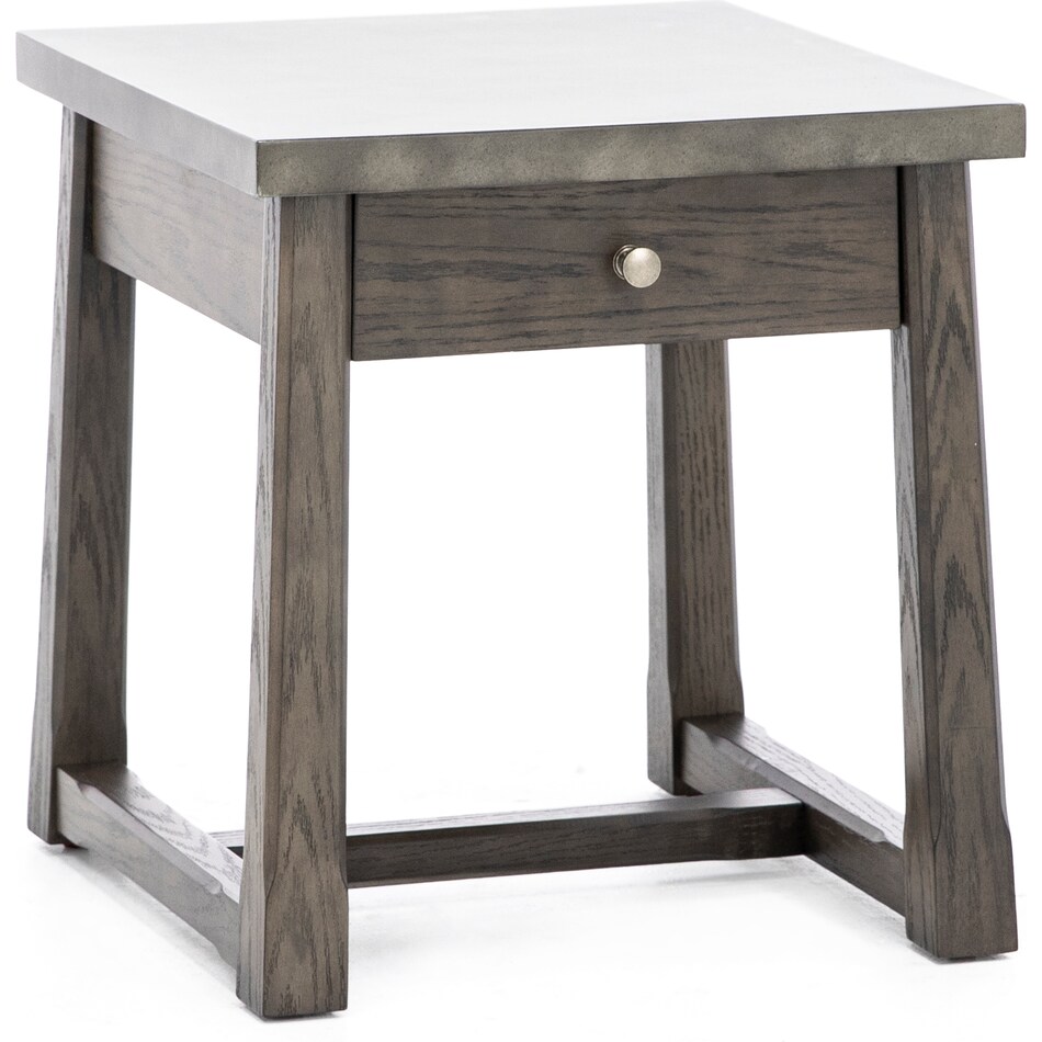 hamy brown end table torre  