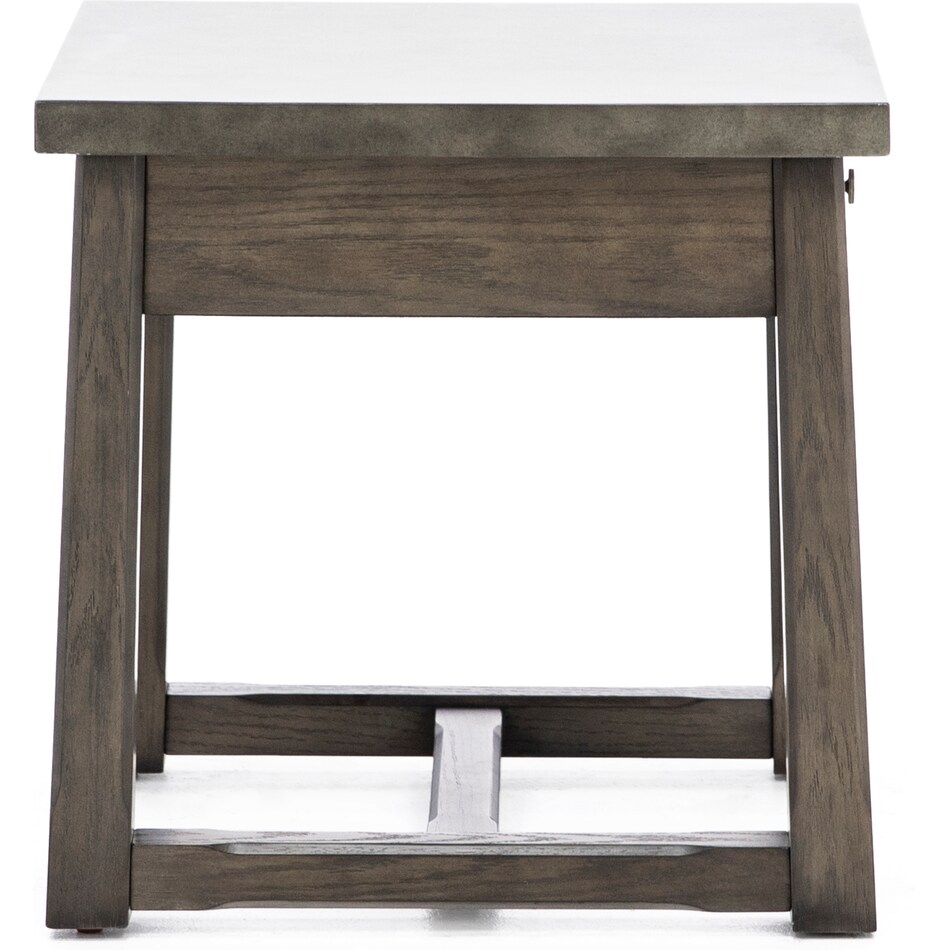 hamy brown end table torre  