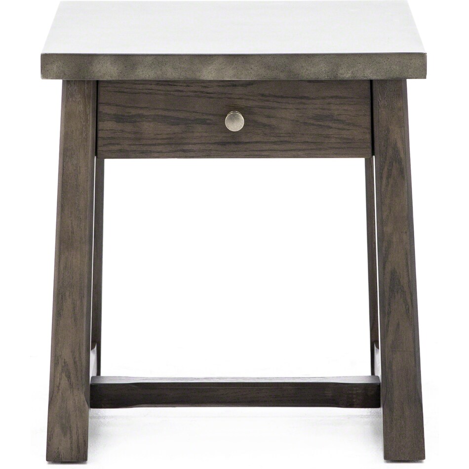 hamy brown end table torre  