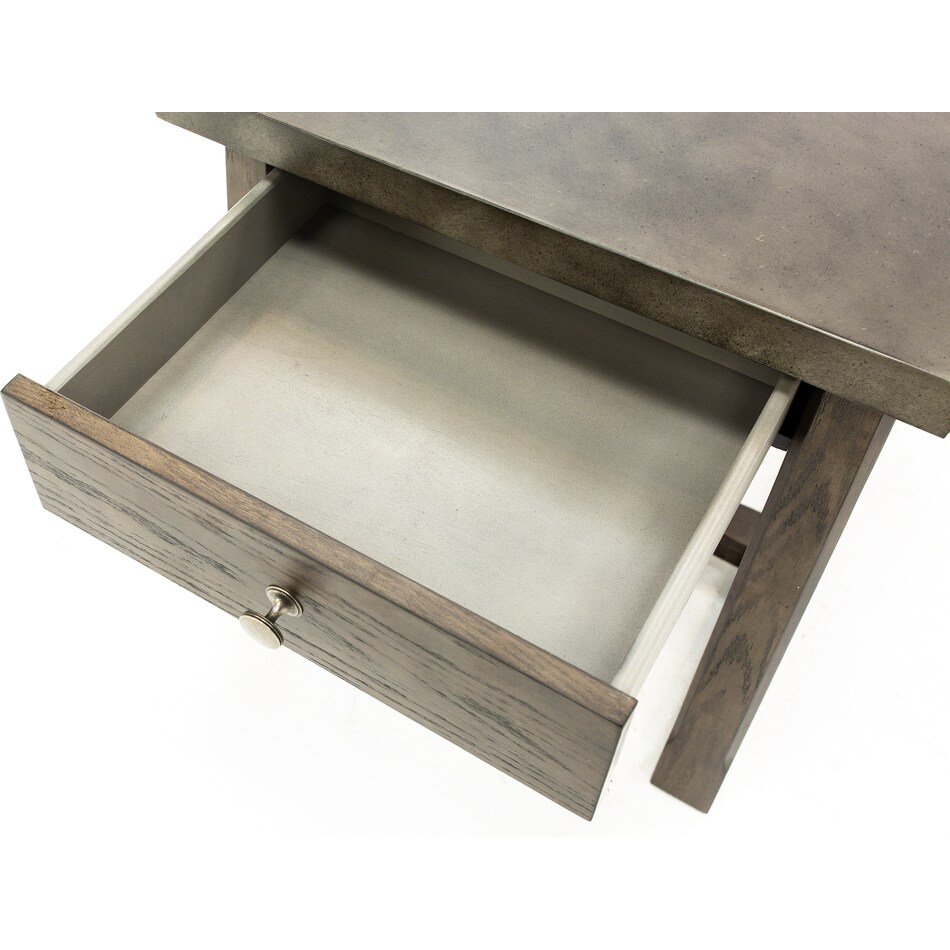 hamy brown end table torre  