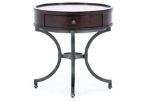 hamy brown end table   