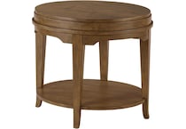 hamy brown end table nic  